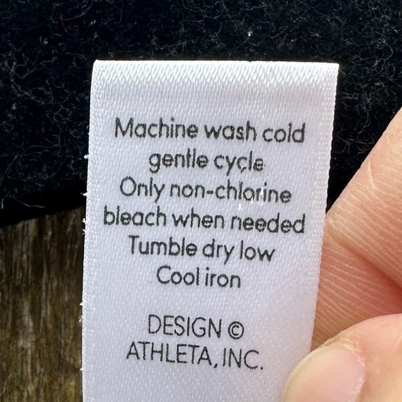 Athleta Girl Heathered Grey Open Front Hooded Sweater Sz L / 12 - Picture 7 of 10